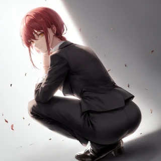 チェンソーマン マキマ, ドレス, スーツ, ビジネス用Yシャツ